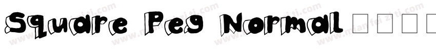 Square Peg Normal字体转换